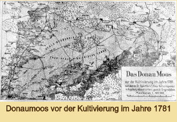 Donaumoos vor der Kultivierung im Jahre 1781